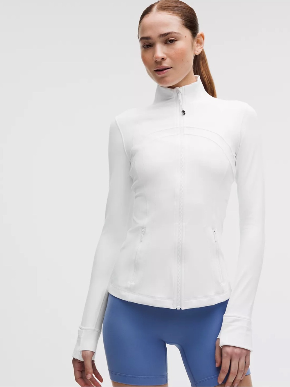lululemon athletica White Full-Zip Utility Jacket